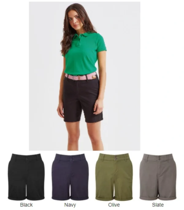 Asquith & Fox AQ068 Ladies Lightweight Chino Shorts